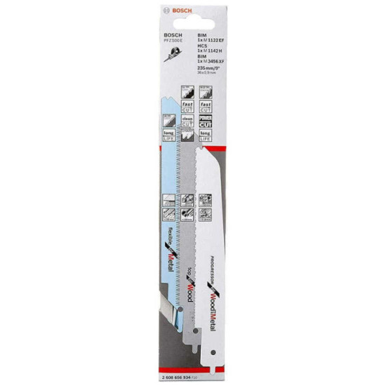 Lames de scie sabre pfz 500 e sds clic Bosch 2608656934
