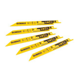 Lames de scie sabre secable bim pour metal 152 mm 5 pcs Dewalt DT2417 qz