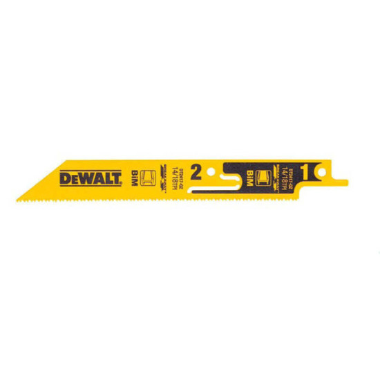 Lames de scie sabre secable bim pour metal 152 mm 5 pcs Dewalt DT2417 qz