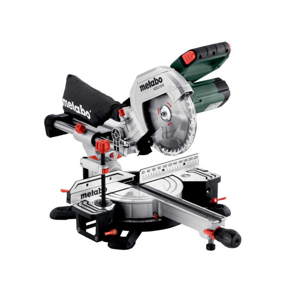 Metabo KGS 216 M Scie à onglet radiale 1200W Ø216 | ProForPro