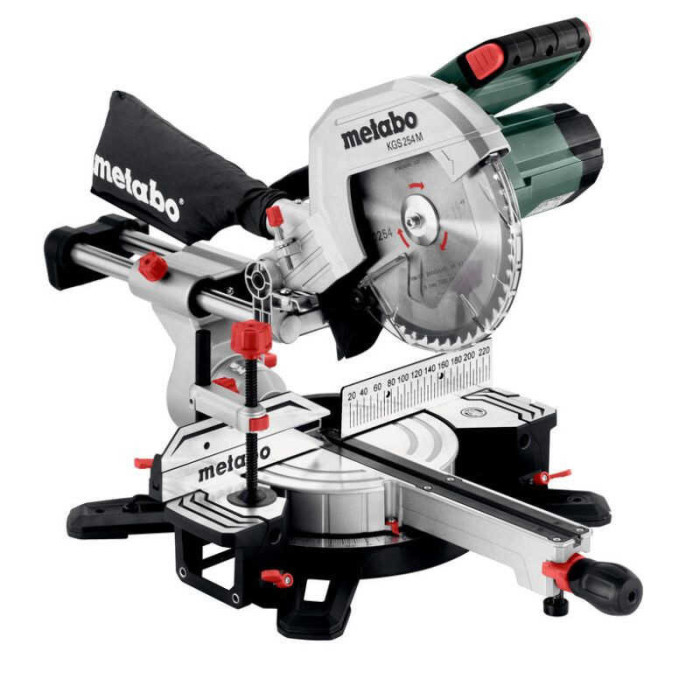 Metabo KGS 254 M Scie à onglet radiale 1450W Ø254 | ProForPro