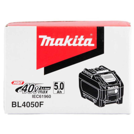 Batterie pour outil sans fil 40V li ion xgt 50 ah avec indicateur de charge Makita BL4050F