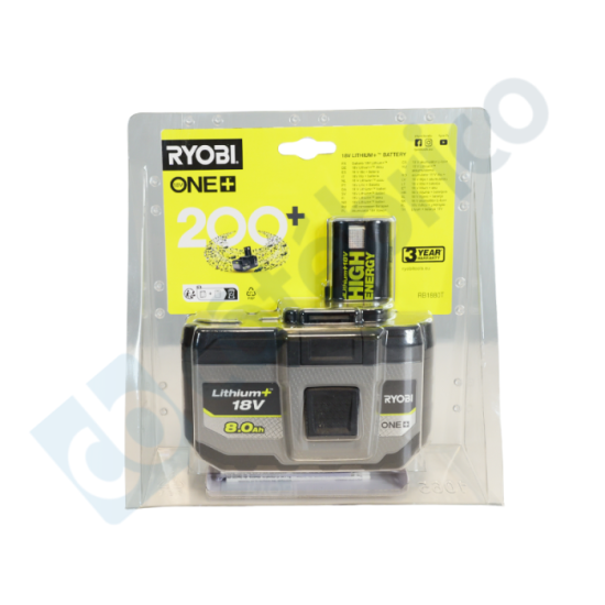Batterie 18V 80AH high energy RB1880T Ryobi 5133006264