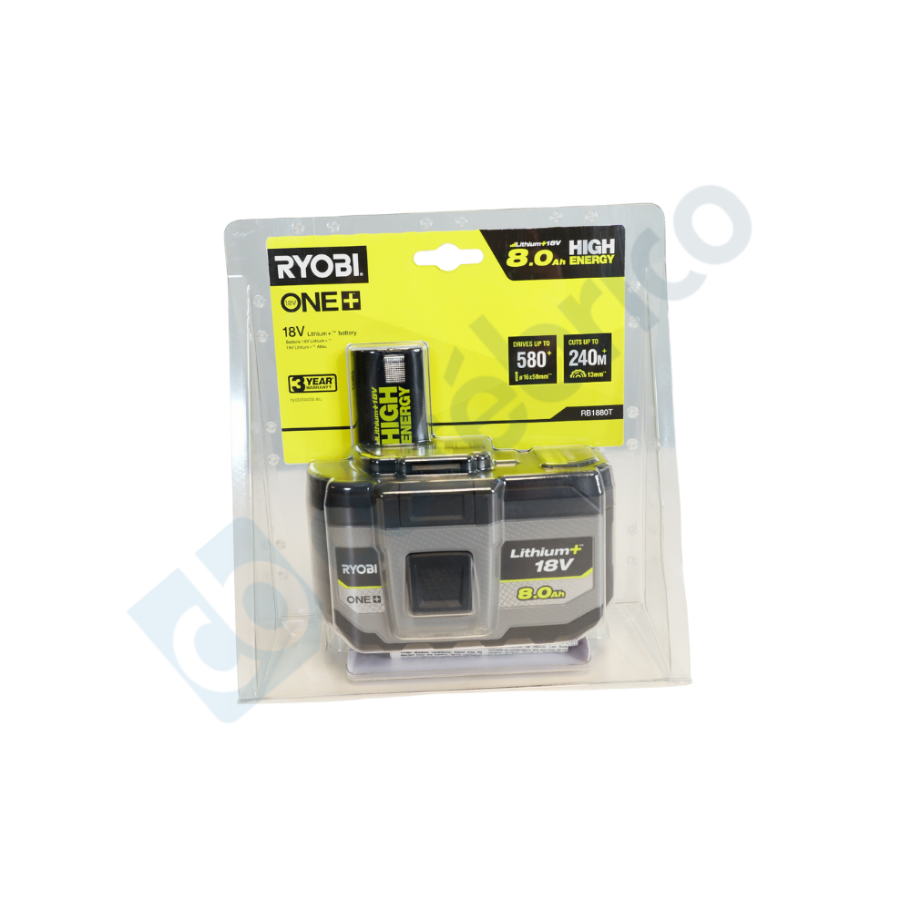 Batterie 18V 80AH high energy RB1880T Ryobi 5133006264