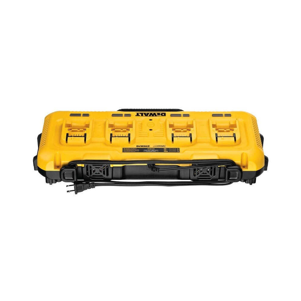 Chargeur 4 batteries 12V a 54V xr et xr flexvolt Dewalt DCB104 qw