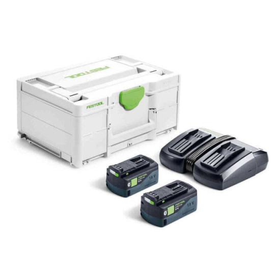 Set energie 18V 2X50 ah avec chargeur sys 18V 2X50 tcl 6 duo Festool 577707