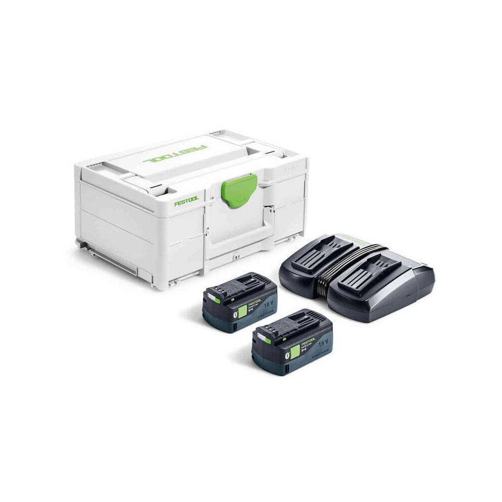 Set energie 18V 2X50 ah avec chargeur sys 18V 2X50 tcl 6 duo Festool 577707