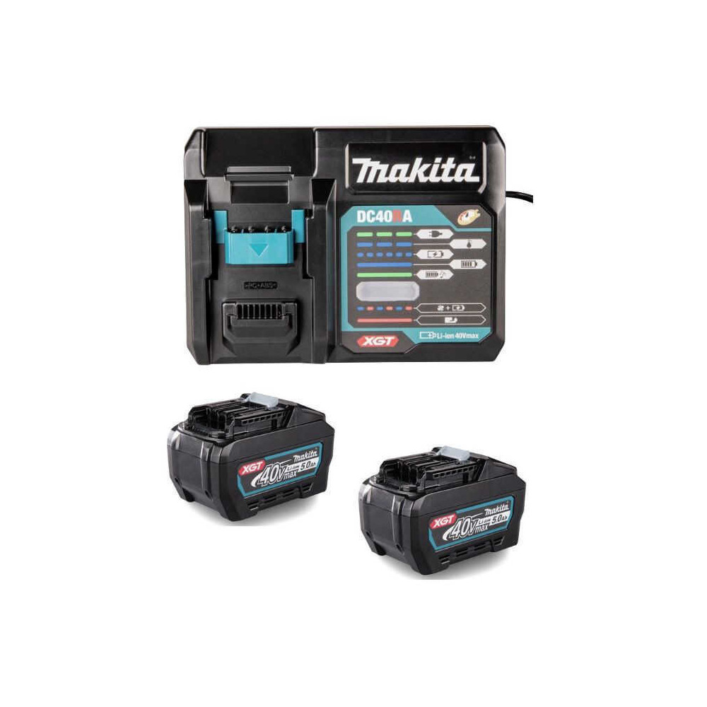 Pack batterie 2X50 ah chargeur Makita 1911V6 0