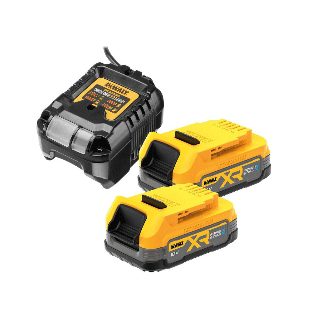 Pack energie xr 18V 2X17 ah avec chargeur Dewalt DCB1102E2 qw