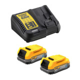 Pack batterie 18V powerstack chargeur Dewalt DCB115E2