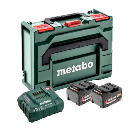 Pack energie 18V li power chargeur asc 55 dans metabox Metabo 685064000