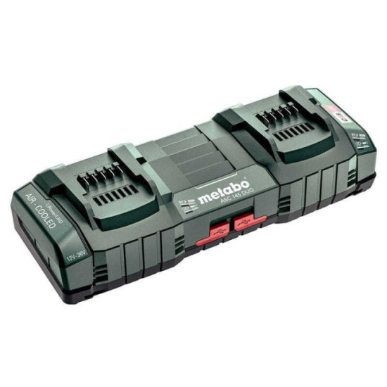 Pack energie 18V lihd 4X100 ah avec chargeur asc 145 duo dans metabox Metabo 685143000