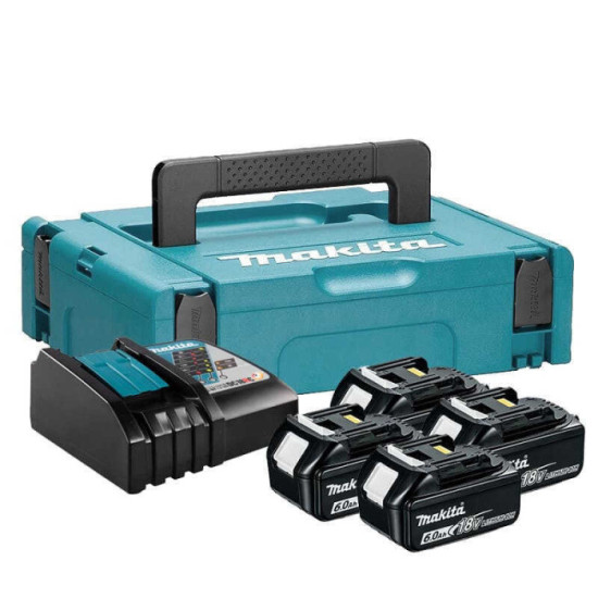 Pack energie 18V 4X6AH avec chargeur DC18RC Makita 198140 7