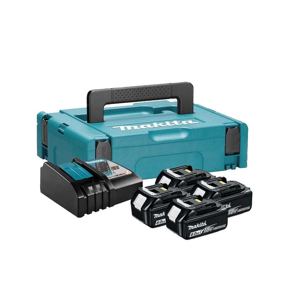 Pack energie 18V 4X6AH avec chargeur DC18RC Makita 198140 7