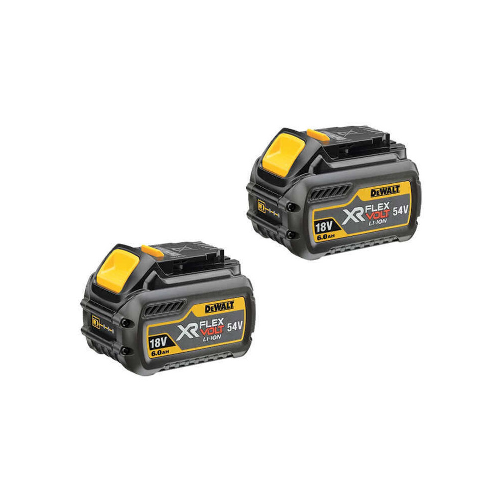 Lot de 2 batteries 6 ah 54V18V flexvolt Dewalt DCB546T2