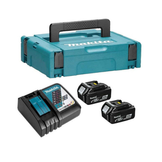 Power source kit 2 x 40 ah dans coffret makpac Makita 197494 9