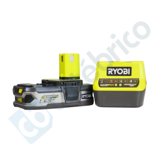 Pack chargeur 20 ah 1 batterie 25 ah RC18120 125 Ryobi 5133003359