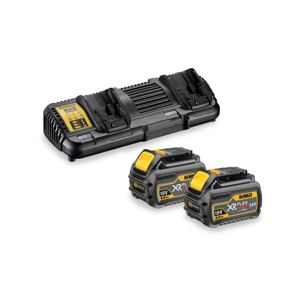 Pack energie flexvolt 2X60 ah chargeur Dewalt DCB132T2 qw