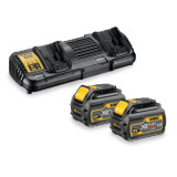 Pack energie flexvolt 2X60 ah chargeur Dewalt DCB132T2 qw