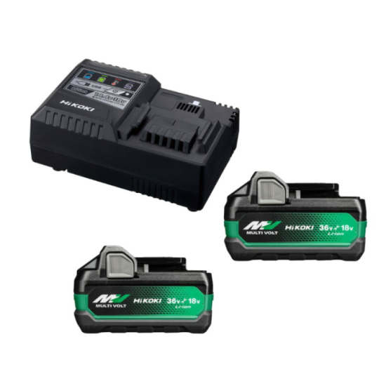 Pack energie 2X50AH chargeur Hikoki UC18YSL3WHZ