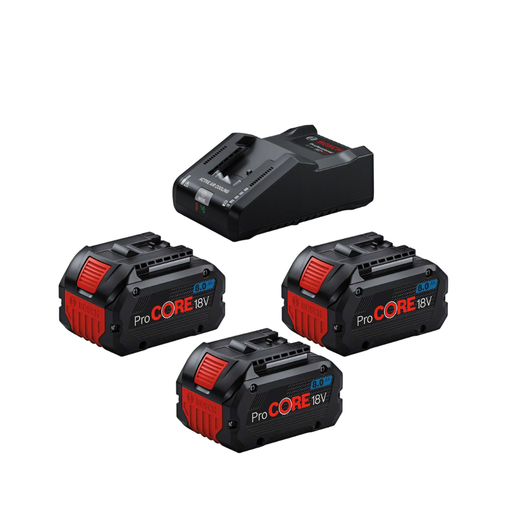 Pack batterie 3X80 ah avec chargeur 18V Bosch 0615A5004Y