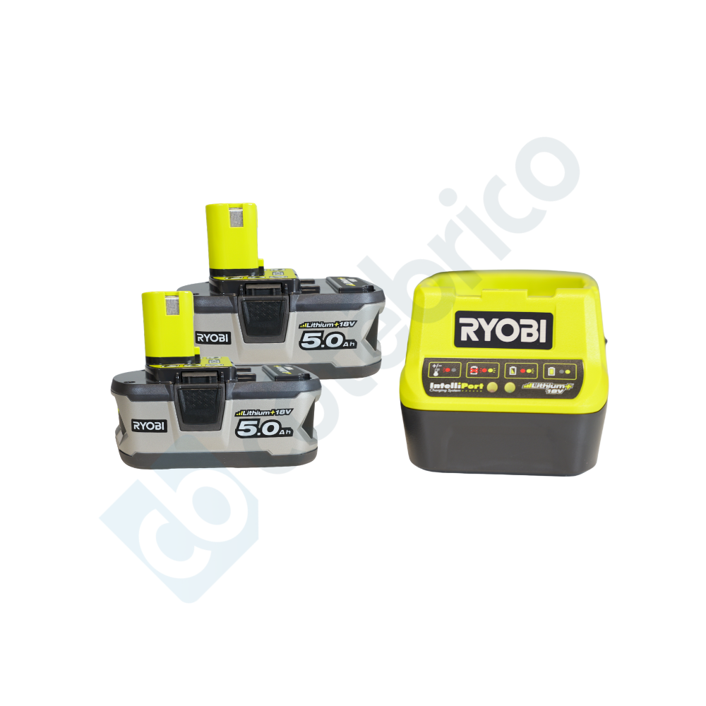 Pack energie one 18V 2X50 ah li ion avec chargeur Ryobi 5133006919