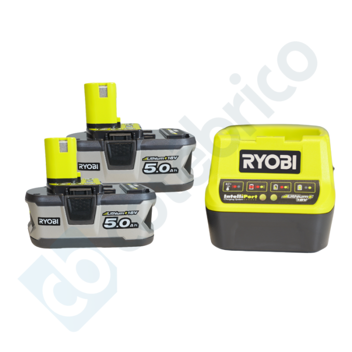 Pack energie one 18V 2X50 ah li ion avec chargeur Ryobi 5133006919
