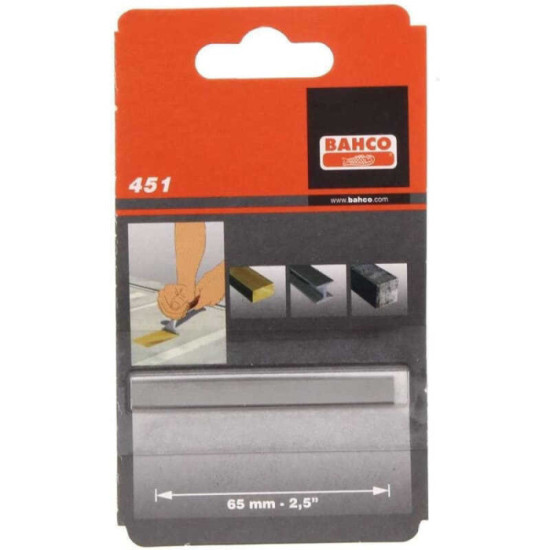 Lame de grattoirs argent 65 mm Bahco BAH451