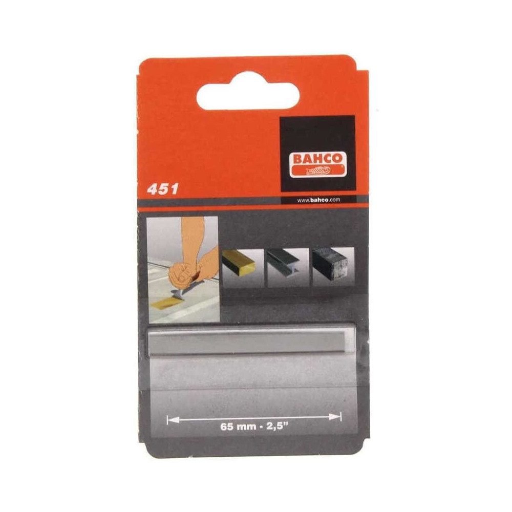 Lame de grattoirs argent 65 mm Bahco BAH451