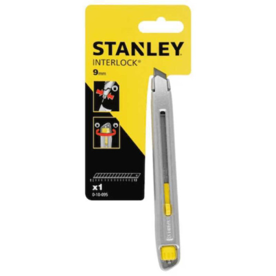 Cutter a lame secable interlock 9MM Stanley 0 10 095