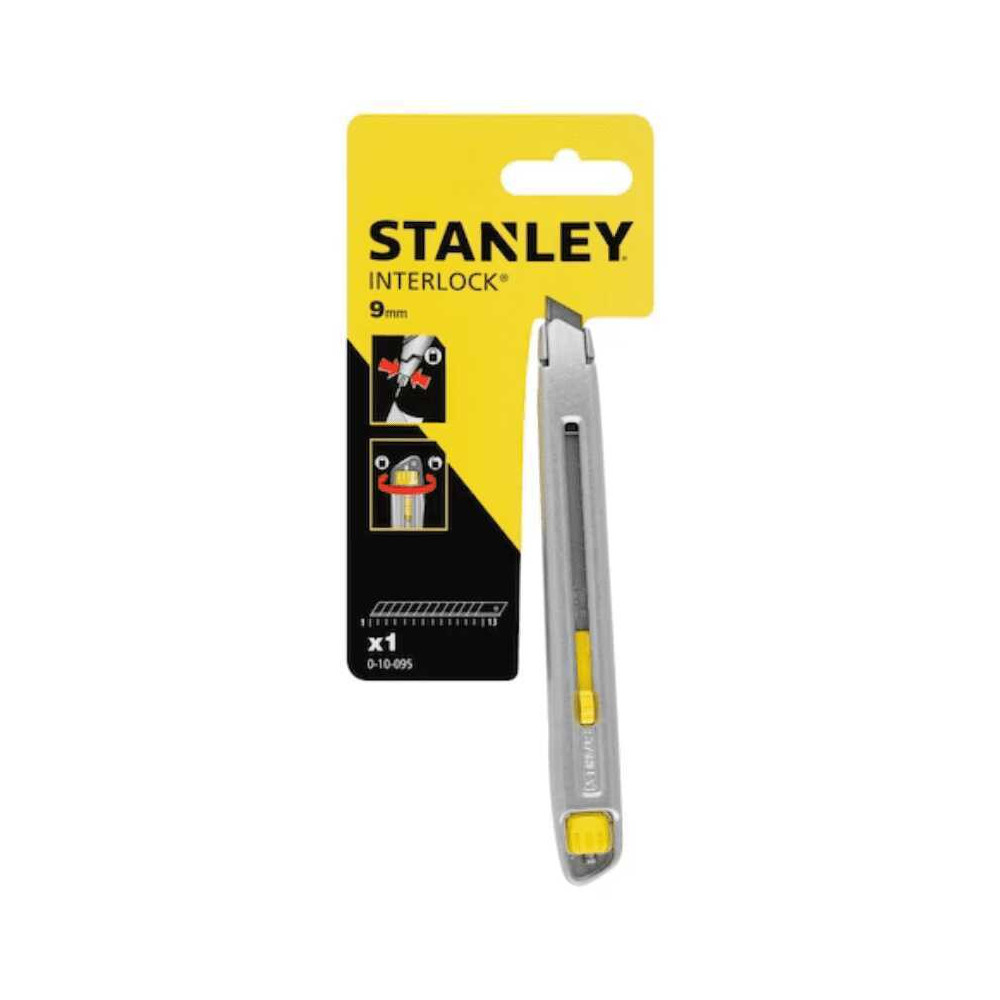 Cutter a lame secable interlock 9MM Stanley 0 10 095