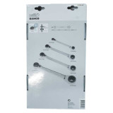 Jeu de cles polygonales a cliquet Bahco S4RM4T
