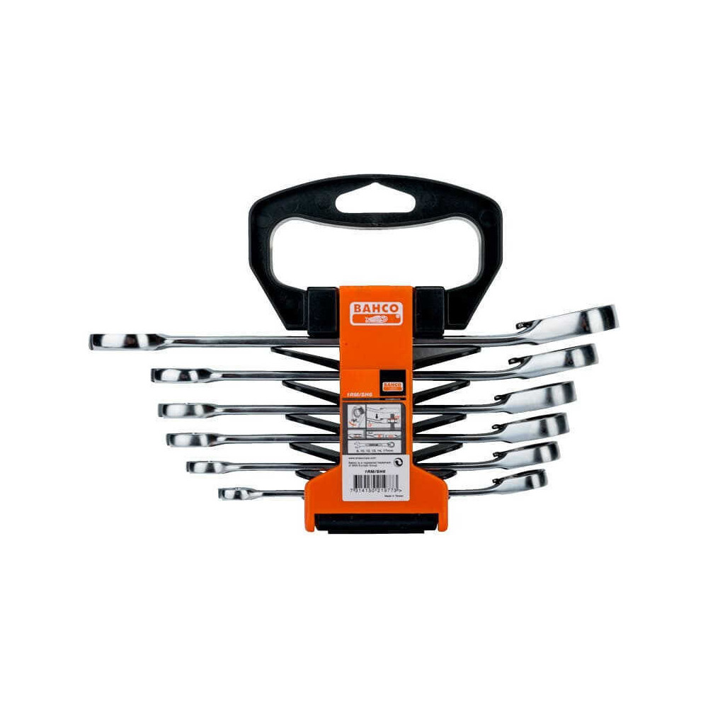 Coffret de cles mixtes a cliquet Bahco 1RM SH6