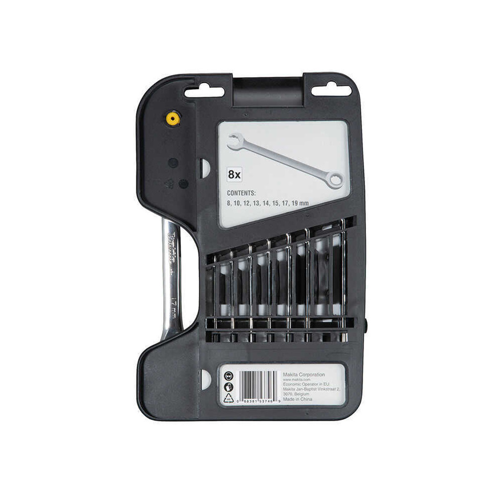 Jeu de cle mixte a cliquet Makita b 65523