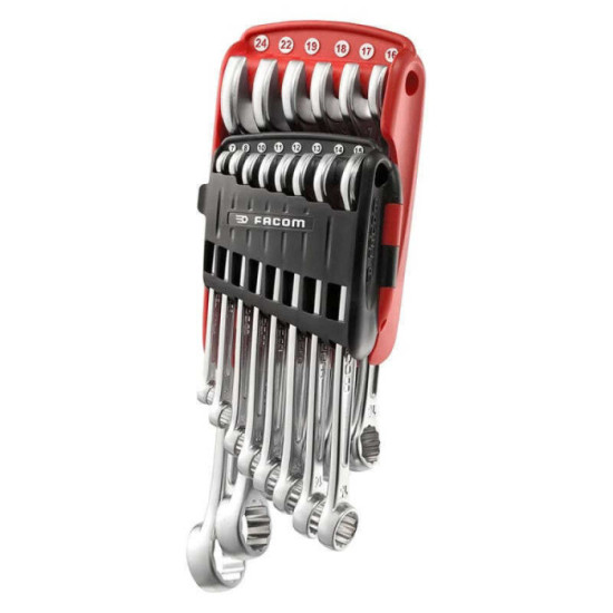 Jeu de 14 cles mixtes metriques dans etui Facom 440JP14