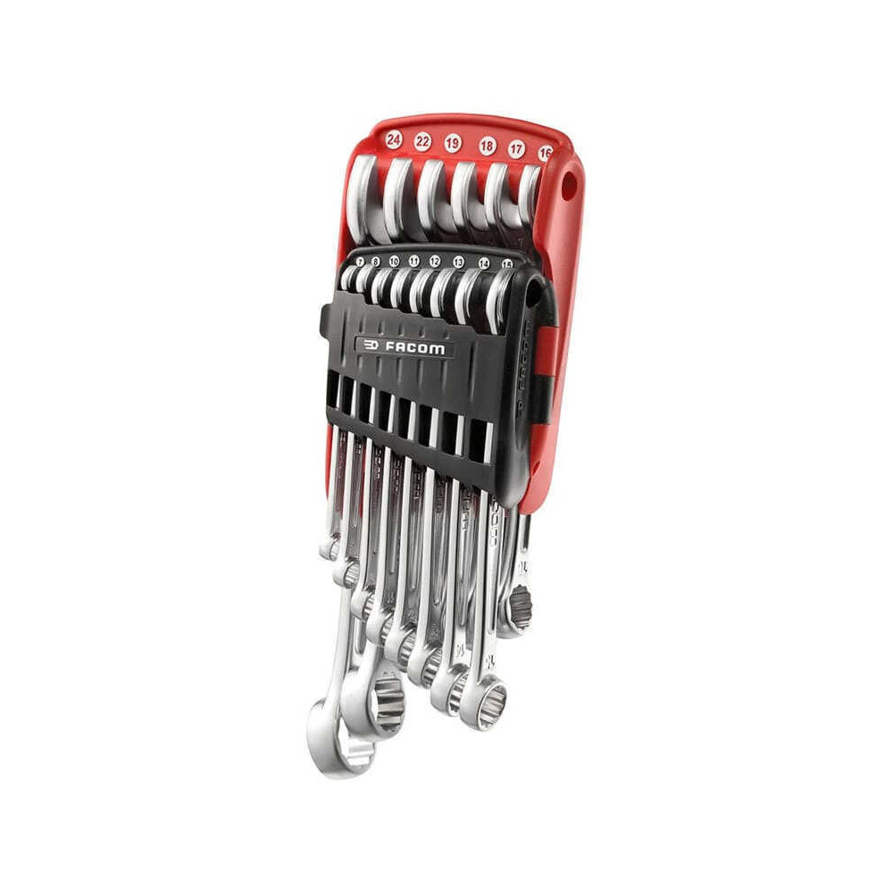 Jeu de 14 cles mixtes metriques dans etui Facom 440JP14