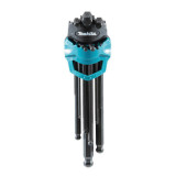 Jeu de 9 cles hexagonales a rotules Makita b 65894