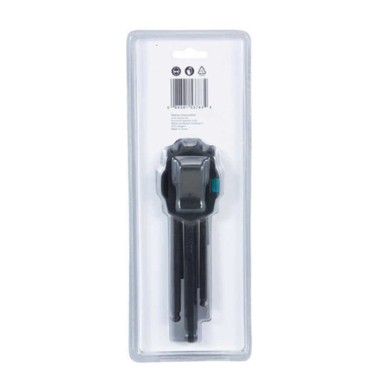 Jeu de 9 cles hexagonales a rotules Makita b 65894