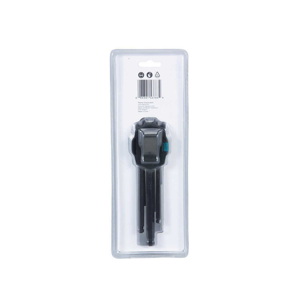 Jeu de 9 cles hexagonales a rotules Makita b 65894