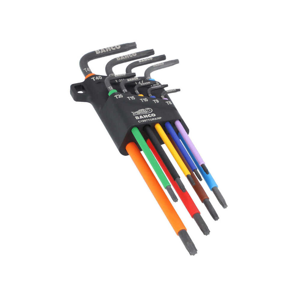 Jeu de 9 cles males Bahco C1997TORX9P