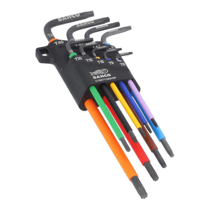 Jeu de 9 cles males Bahco C1997TORX9P