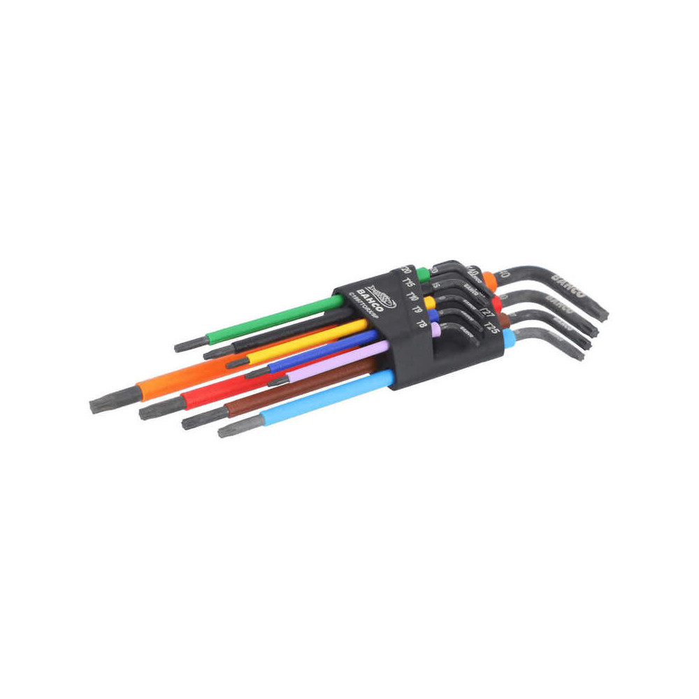 Jeu de 9 cles males Bahco C1997TORX9P