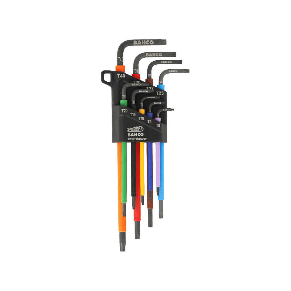 Jeu de 9 cles males Bahco C1997TORX9P