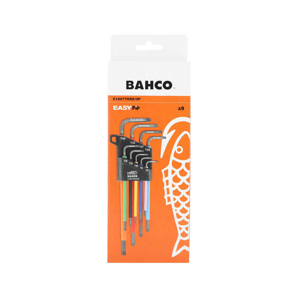 Jeu de 9 cles males Bahco C1997TORX9P