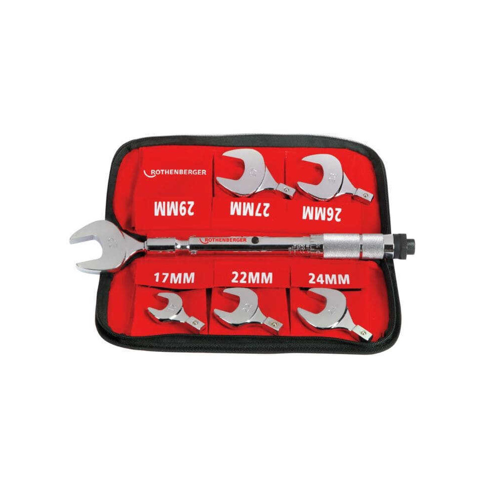 Ensemble de cles de fourche de couple 17 29MM rothenberger 175001
