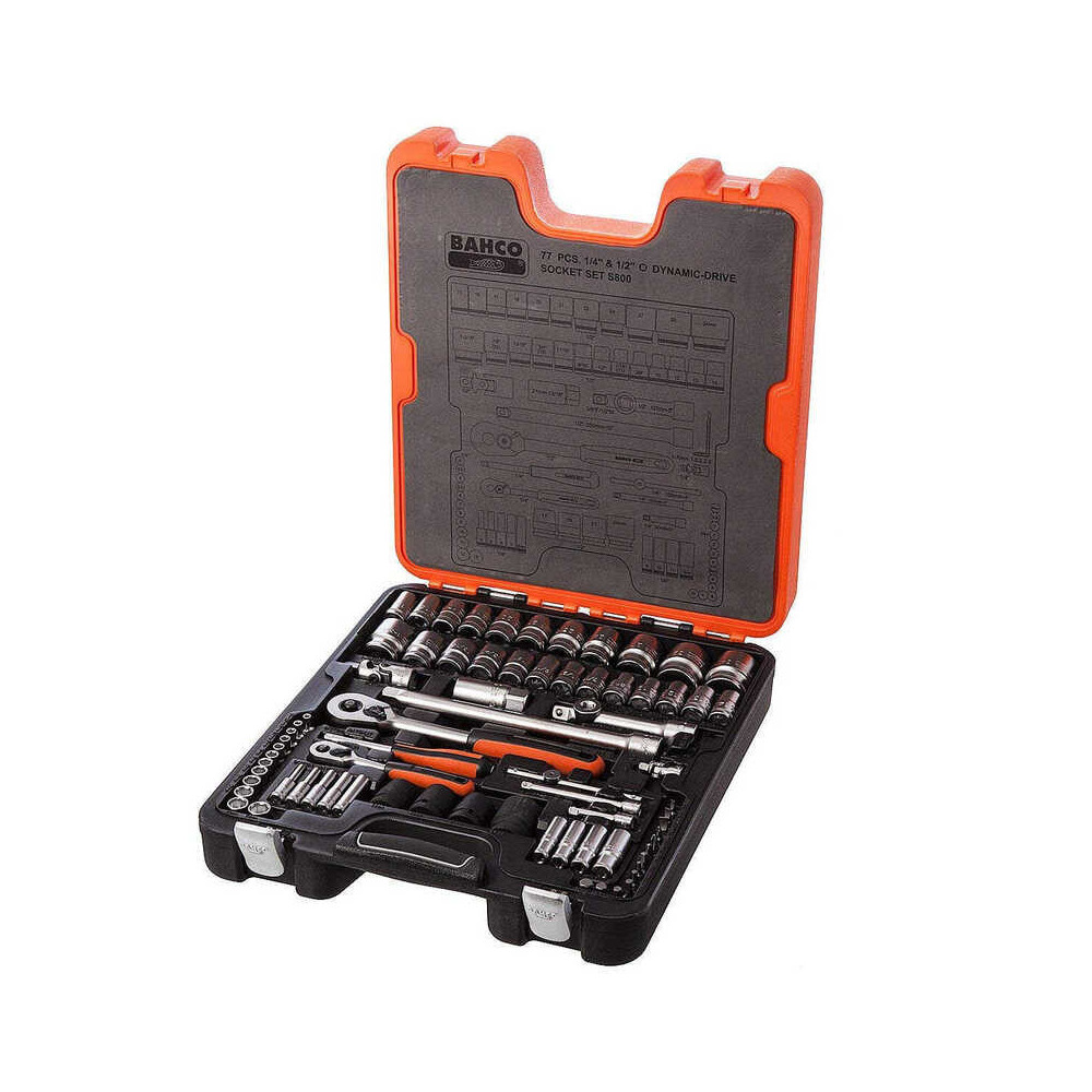 Coffret 77 douilles Bahco S800 au prix HT