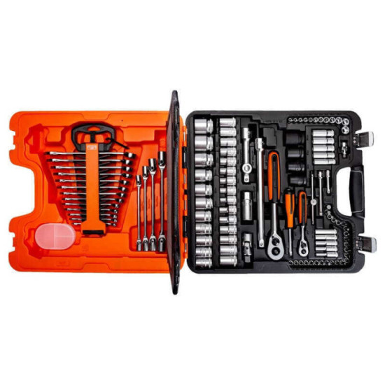 Jeu de douilles cles mixtes douilles tournevis Bahco S108