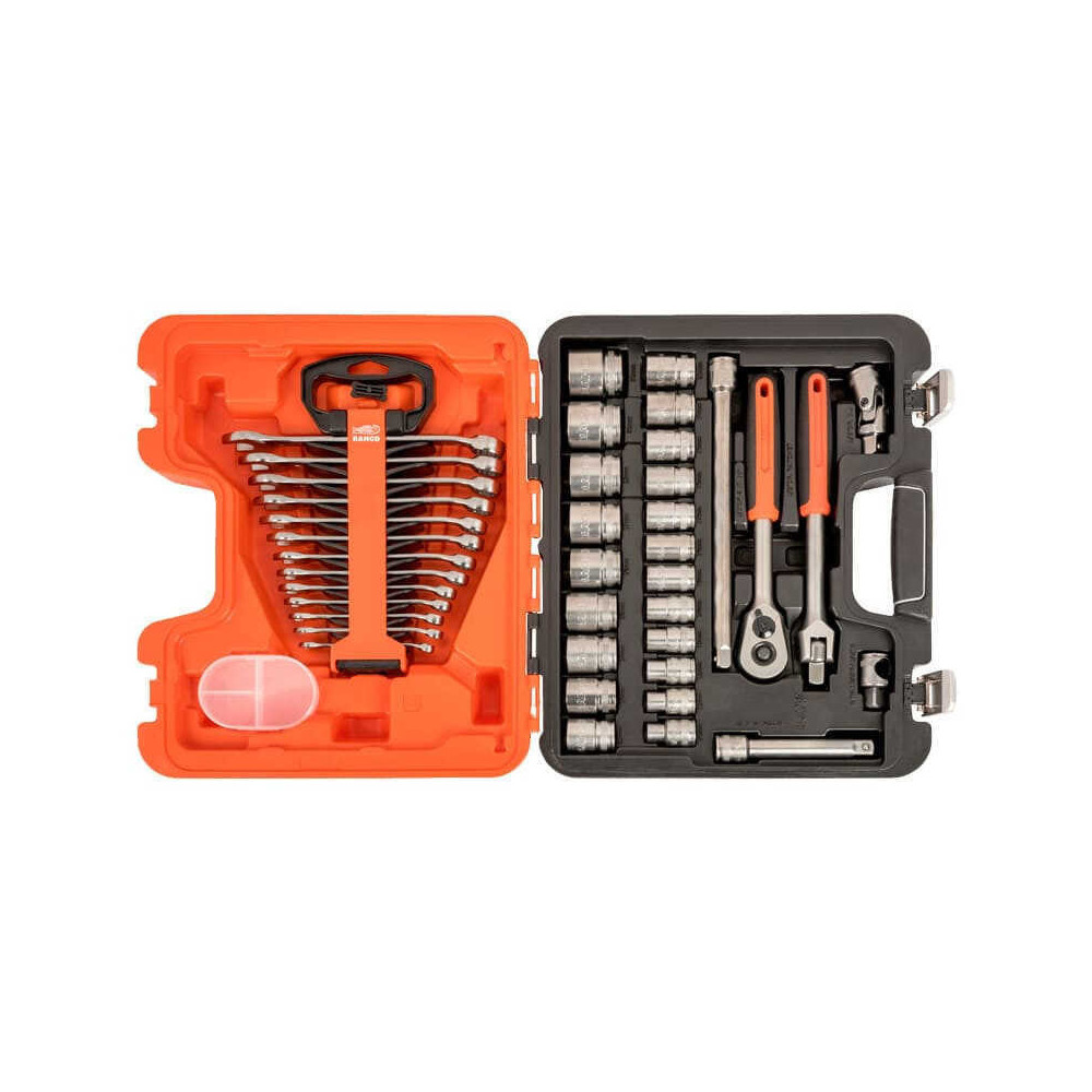 Jeu de douilles metrique et jeu de cles mixtes Bahco S400