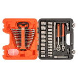 Jeu de douilles metrique et jeu de cles mixtes Bahco S400