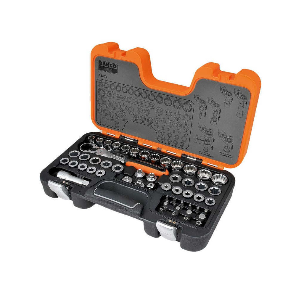 Jeu douilles traversantes Bahco BHS530T